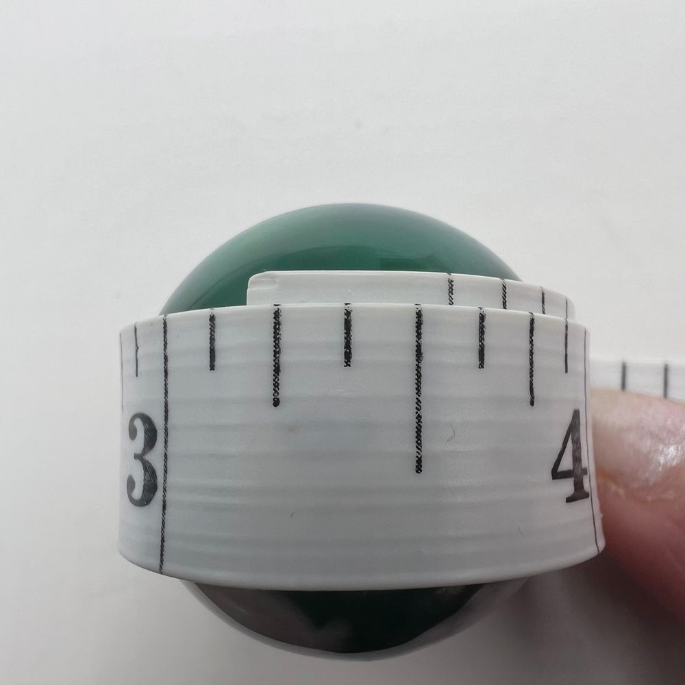 Green Flower Agate Crystal Sphere - Picture 9 of 11